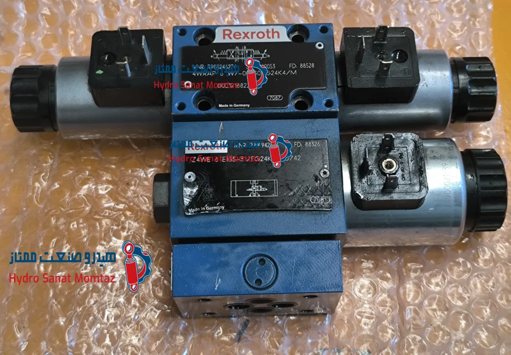 تعویض پایلوت و تعمیر برد شیر پروپرشنال Rexroth 4WRKE سایز 32